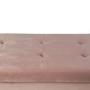 Imagem de Banco Organizador Veludo M Rosa - ACASA
