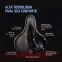 Imagem de Banco Selim 2 Molas Refletor Mega Soft Vazado Confortável Largo Mtb Speed Elastomero