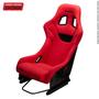 Imagem de Banco XL Vermelho Com Trilho para Cockpit Simuladores Extreme Simracing