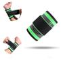 Imagem de Bandagem 3d de tecelagem pressurizada, bandagem elástica para ioga, suporte para pulso para , powerlifting, academia, pr