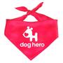 Imagem de Bandana DogHero Herói Branco com Cereja para Cães - 5 Unidades