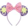 Imagem de Bandana Mouse Ears ETLUK Princess para mulheres e meninas, roxa