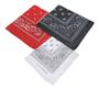 Imagem de Bandanas Rock Lenco Estampado Moda Kit Com 3 Bandanas