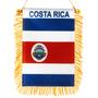 Imagem de Bandeira Anley Costa Rica Fringy Window Pendurada 10x15cm com Sucti