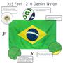 Imagem de Bandeira Anley EverStrong Series Brasil 90x150cm Nylon