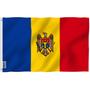 Imagem de Bandeira Anley Fly Breeze Moldova 90x150cm Poliéster 3x5 pés