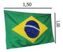 Imagem de Bandeira Brasil Grande Kit Com 10 - 1,50x 1,00 Copa Futebol