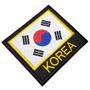 Imagem de Bandeira Coreia do Sul Patch Bordado Para Uniforme Kimono