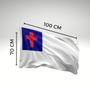 Imagem de Bandeira Cristã Do Cristianismo Estampada Dupla face 0,70 X 1,00m