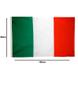 Imagem de Bandeira da Itália Dupla Face 1,50 x 0,90 Mts Alta Qualidade