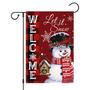 Imagem de Bandeira de jardim Girlly Winter Christmas 30x45cm Snowman Serapilheira