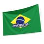 Imagem de Bandeira Do Brasil 80 cm X 56 cm Patriota Original Grande em Tecido Para Copa Do Mundo Dia Independê