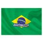 Imagem de Bandeira Do Brasil 80 cm X 56 cm Patriota Verde Amarela Original Grande Copa do Mundo