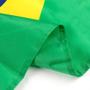 Imagem de Bandeira Do Brasil 90 x 60 Com Encaixe Para Bastão Torcida Torcida Mesa Enfeite Parede Tecido Cetin