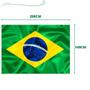 Imagem de Bandeira do Brasil Copa Decoração Luxo 3x2mt