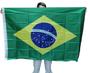 Imagem de Bandeira Do Brasil Grande Medidas 130x90cm Em Tecido