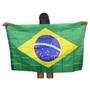 Imagem de Bandeira Do Brasil Grande Torcer Jogo Copa Do Mundo Torcida Estadio