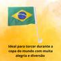 Imagem de Bandeira do Brasil P/ Carro Copa do Mundo ref: 246 Kit 2 Unidades