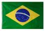 Imagem de Bandeira do Brasil Tecido Pano Com Haste para Fixar Vidro Janela lateral Carro Veiculo
