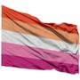 Imagem de Bandeira Lésbica Orgulho Lgbtqia+ 1,50M X 0,90M Envio Já