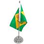 Imagem de Bandeira Mesa Dupla Face Brasil Império 1822/1889  Mastro 29 Cm Alt