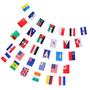 Imagem de Bandeira Missões Evangelho 32 Nações 21 X 14 Cm - 8 Mts
