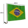 Imagem de Bandeira Nacional Do Brasil Para Vidro De Carro 30Cm