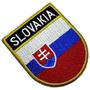 Imagem de Bandeira país Eslovaquia Patch Bordada passar ferro, costura