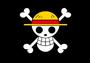 Imagem de Bandeira Pirata One Piece Luffy Estampada Uma face 70x100cm