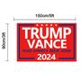 Imagem de Bandeira WENWELL Trump Vance 2024 Make America Great Again 90x150cm