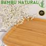 Imagem de Bandeja Bambu Grande Pesqueira Decorativa Multiuso 