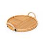 Imagem de Bandeja Circular Rattan com Alça 30cm 309574 - Copa e Cia