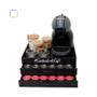 Bandeja com 2 Gavetas Porta Cápsulas Café Dolce Gusto Preta 48 Cápsulas - Box Fan Imagem de Bandeja com 2 Gavetas Porta Cápsulas Café Dolce Gusto Preta 48 Cápsulas