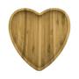 Imagem de Bandeja De Bambu Heart 17,2x16,3x1,5 cm - PandaBay