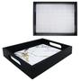 Imagem de Bandeja de madeira retangular com alca estampas sortidas 26x204,2cm - Fwb