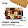 Imagem de Bandeja de Servir Snacklebox Farberware com Tampa de Tábua de Cortar de Bambu