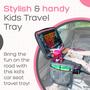 Imagem de Bandeja de viagem para assento de carro BE Family Travel Kids Pink