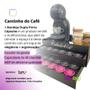 Imagem de Bandeja Decorativa Espelhada Marrom 2 Gavetas Porta 48 Capsulas Dolce Gusto Cantinho do Cafe Organizador Mdf