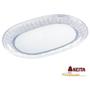 Imagem de Bandeja Decorativa Oval Trançada Cristal Multiuso Grande