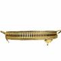 Imagem de Bandeja Espelhado Redonda Dourado -7x45x32cm - Bandeja Elegante para Servir com Prestígio - Decorativa com Toque de Luxo!