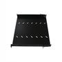 Imagem de Bandeja Fixa 19  X 400mm Preta 4 Pontos Fixacao Max Eletron