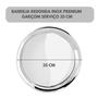Imagem de Bandeja Garçom Inox Redonda Profissional 35 cm Restaurante