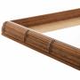 Imagem de Bandeja madeira bambu c/sisal natural 45cm - woodart