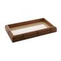 Imagem de Bandeja Madeira  Bambu Com Sisal Natural  30x17x4cm - Woodart