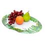 Imagem de Bandeja melamina oval Leaves 51x36x2cm