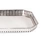 Imagem de Bandeja Metal C/ Espelho Prateada 29,5x20,5cm Class Home