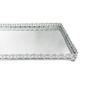 Imagem de Bandeja Metal Com Espelho Com Pé Prata 24X14,5Cm Class Home