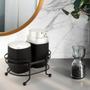 Imagem de Bandeja Organizadora Decorativa Banheiro Difusor Lavabo Cantinho Do Café Da Manhã Oval Quadrado Decoração Multiuso