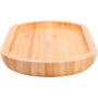 Imagem de Bandeja Oval Bambu Petisqueira 34x14