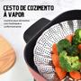 Imagem de Bandeja pra Cozimento à Vapor e Banho Maria em Inox Utensílio de Cozinha Durável